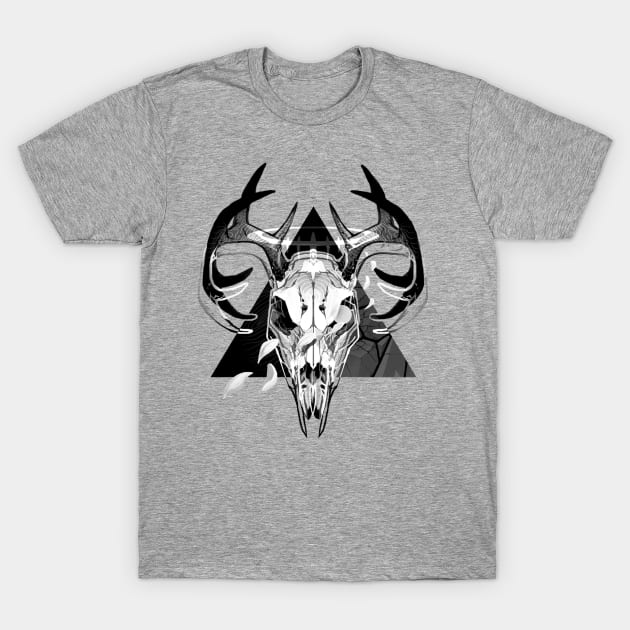 Deer Skull T-Shirt by MGrecke